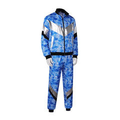 Hot Retro Trend Party Stage Performance Costume 80s Disco Outfit Jacket Pants Sportswear