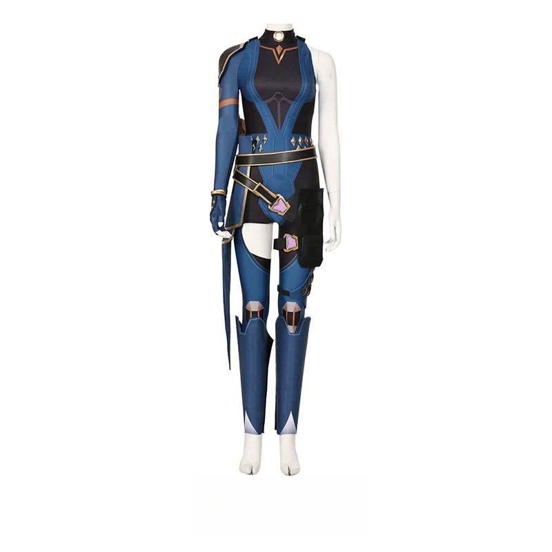 Valorant Reyna Cosplay Full Set, Game Character Reyna Costume Women, Halloween Party Outfit Full Cosplay Suit - Halloweez