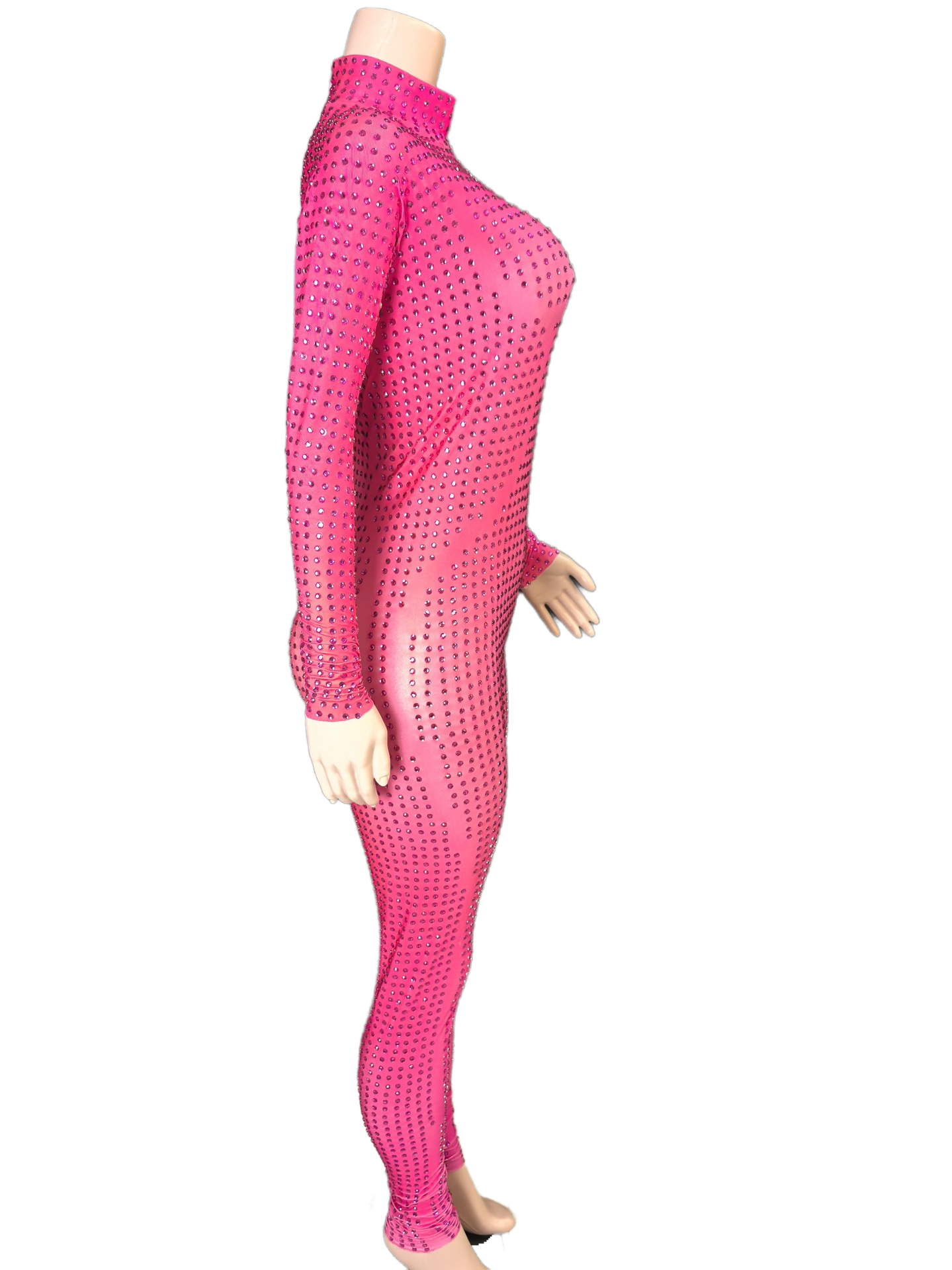 Crystal Pole Dance Bodysuit Sexy Elegant Slimming Stage Performance Costume for Women Party Wear - Halloweez