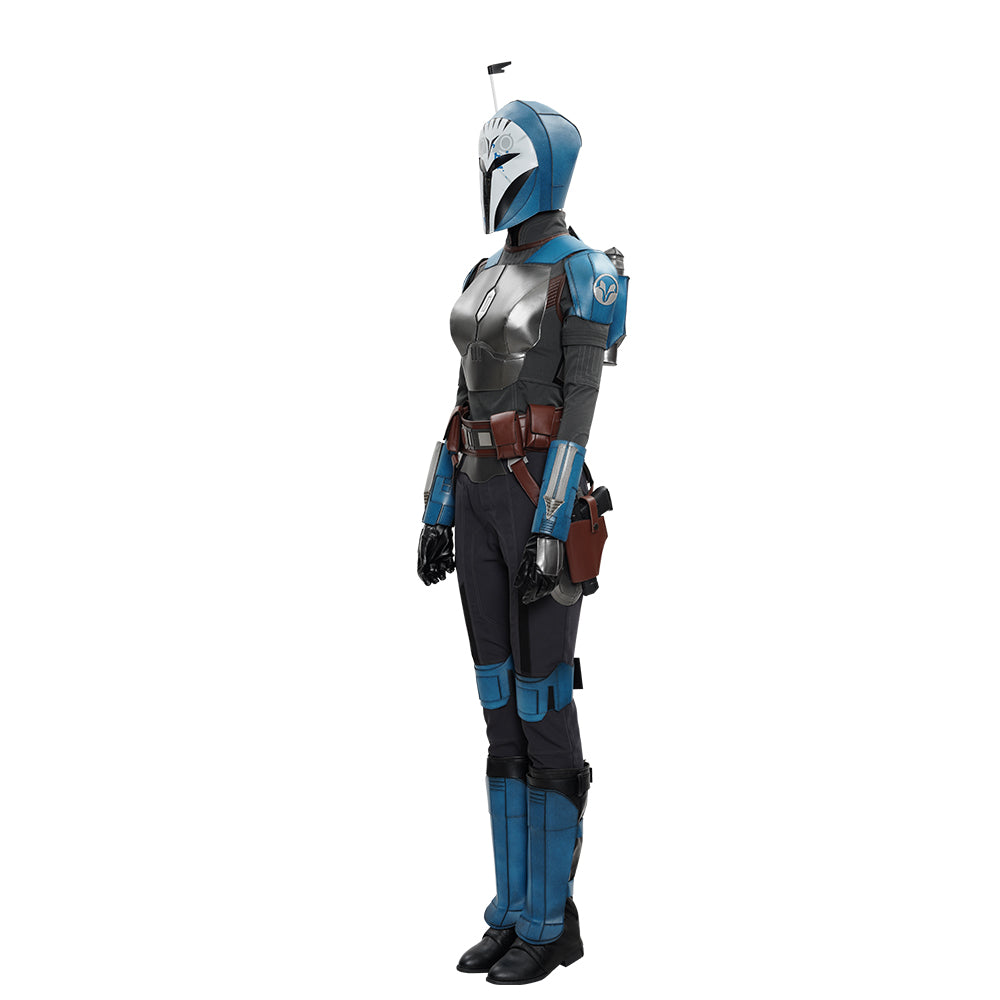 Disfraz de cosplay de Katan Kryze para mujer, inspirado en The Mandalorian