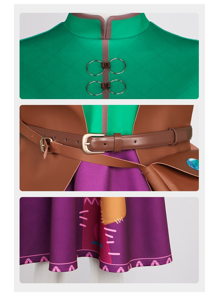 Three Wishes for Cinderella Cosplay Costume Full Set Outfit - Halloweez