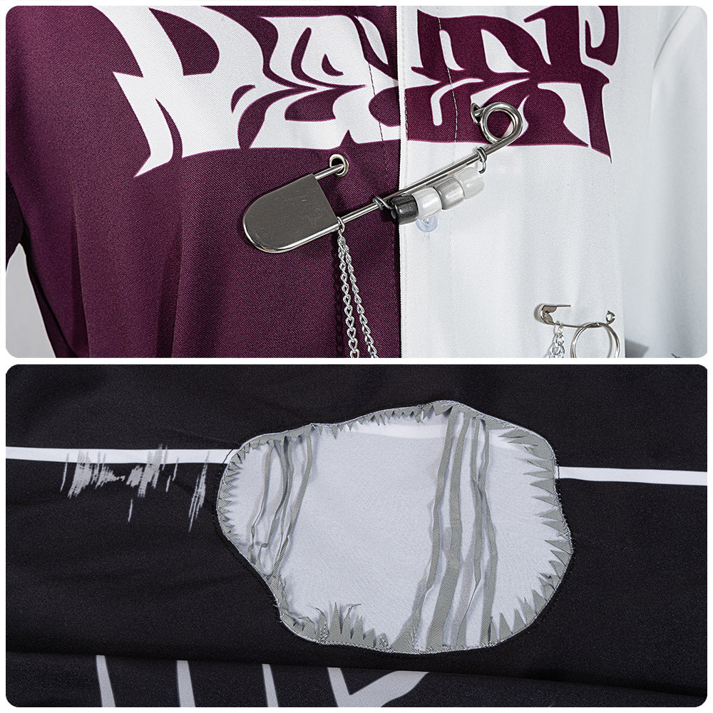 Vtuber Nijisanji Hero Group Sasaki Ichitetsu Cosplay Costume for Anime Game Fans - Halloweez