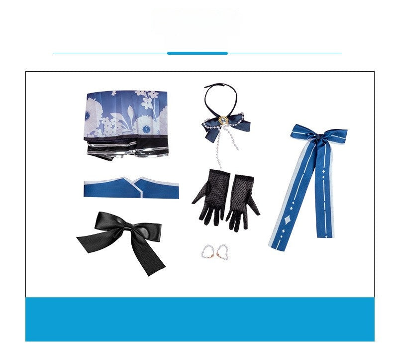 2D Anime Infinite Warmth Flying Flower's Memory Light Cosplay Costume for Women - Halloweez