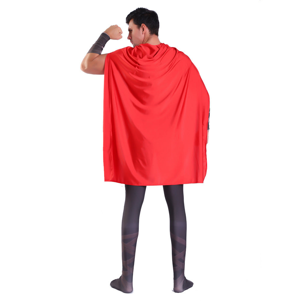 Thor Cosplay 3D Printed Adult Children Anime Costume Stage Performance Clothing - Halloweez