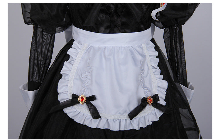 Fifth Personality Truth Underneath Cosplay Costume Priestess Crimson-haired Witch Role-playing Anime Costume - Halloweez
