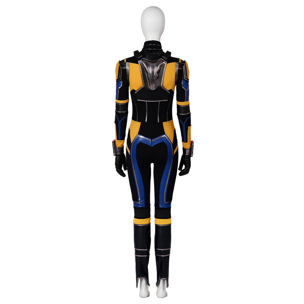 Costume de guêpe d'Halloween d'Ant-Man et la Guêpe : Quantumania - Costume de super-héros pour femme