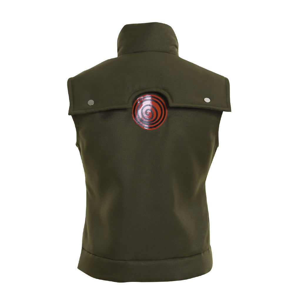 Stylish Naruto Anime Kakashi Hatake Green Vest for Cosplay Fans