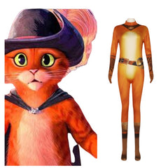 Puss in Boots 2 Cat Hero Cosplay Costume for Kids and Adults - Movie Performance Suit - Halloweez