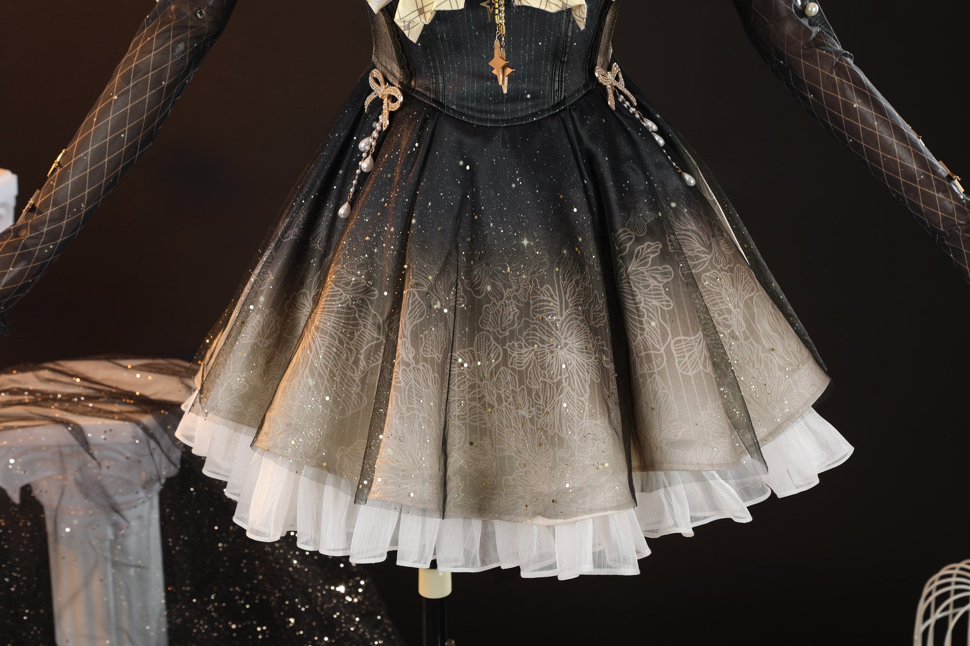 NARAKA: BLADEPOINT COS Ji Yingying Heartbeat·Melody Weaving Light Cosplay Game Costume - Halloweez
