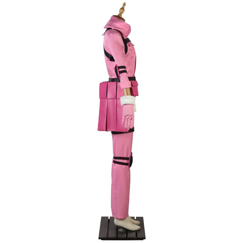 Halloweez LLENN Sword Art Online GGO Cosplay Costume - Custom Made Pink Uniform