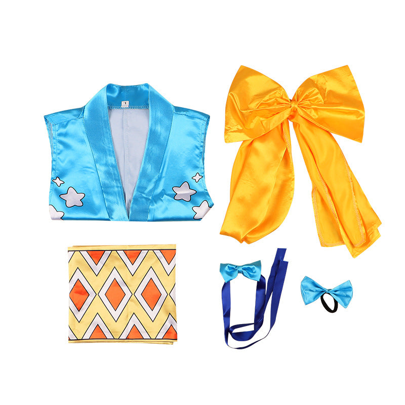 One Piece Nami Cosplay Costume - Wano Country Outfit for Halloween and Cosplay Events - Halloweez