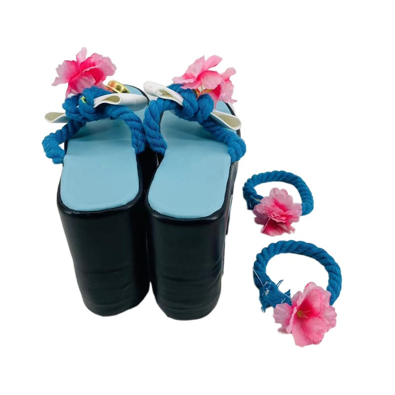 1084 Onmyoji Collaboration Hatsune Miku Awakened Cosplay Shoes for Anime Expo Performance - Halloweez