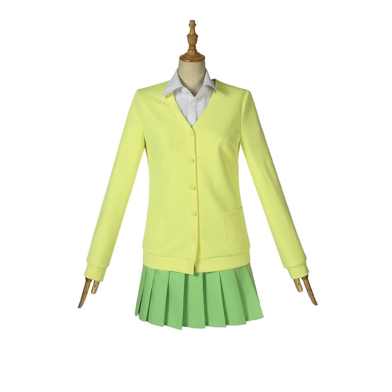 Halloweez Quintessential Quintuplets Cosplay Costume - Nakano Ichika & Nino Yotsuba School Uniform Set XXL