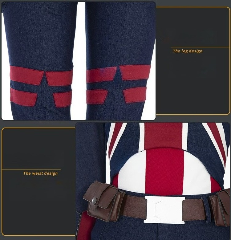 Captain Carter Cosplay Full Set, What If Season 1 Custom Women Costume, Marvel Superhero Cosplay Outfit Custom Made - Halloweez