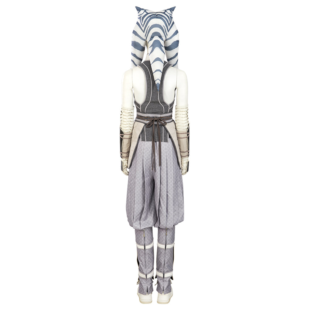 Halloweez Ahsoka Tano White Star Wars Cosplay Costume - Halloweez