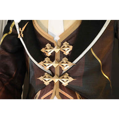 Halloweez Zhongli Cosplay Costume - Complete Anime Role Play Set for Halloween Carnival