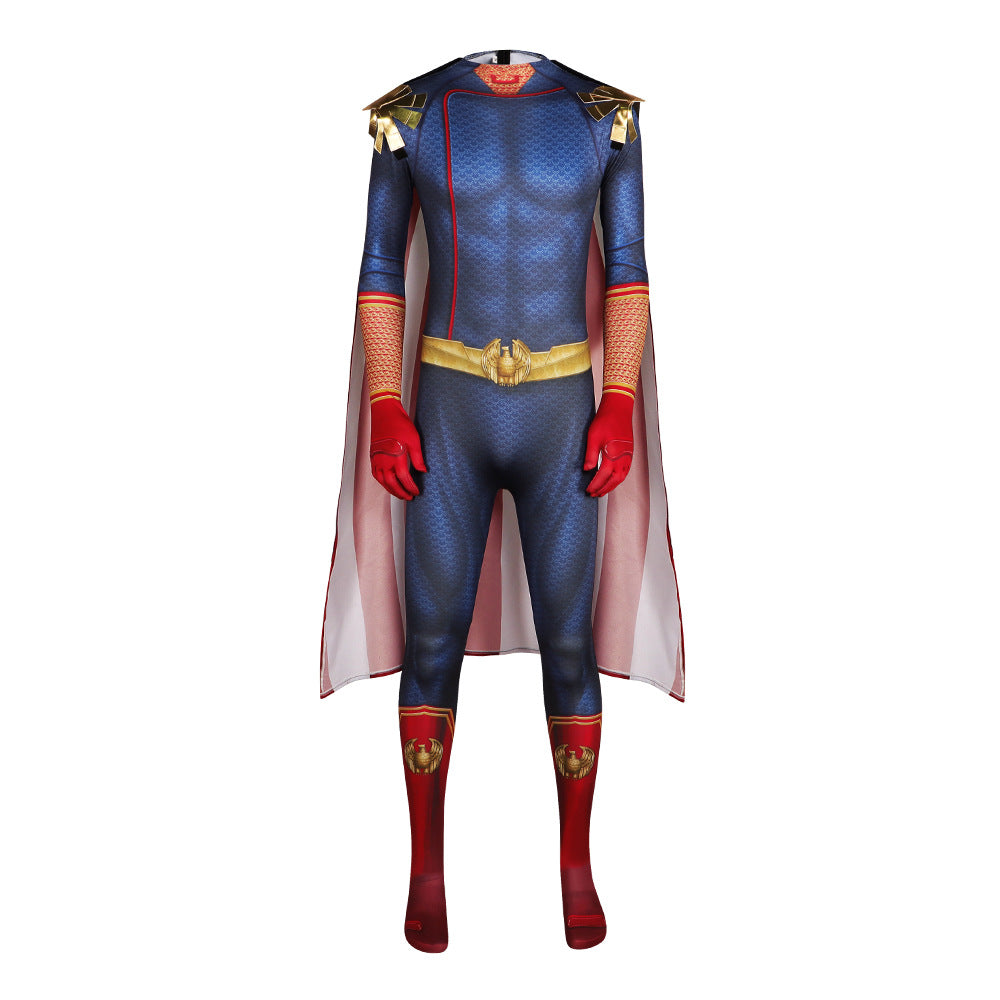 The Boys Homelander Cosplay Costume - TV Series Themed Tight Suit for Halloween