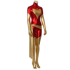 Women Halloweez Jean Grey Superhero Cosplay Bodysuit for Halloween & Comic Con