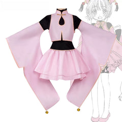 Cardcaptor Sakura Cosplay Costume Pink Taoist Style Anime Full Set Outfit for Women - Halloweez