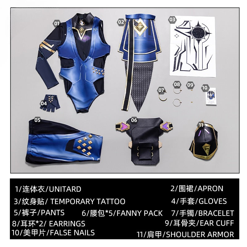 Valorant Reyna Cosplay Costume,Custom Outfit for Game Con & Halloween