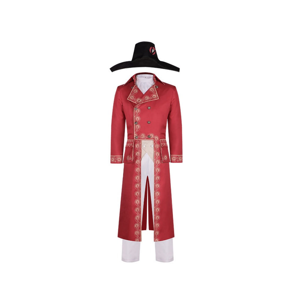 Napoleon Movie Cosplay Costume - Medieval Court Retro Style for Stage Performance