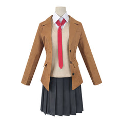 Rascal Does Not Dream of Bunny Girl Senpai Mai Sakurajima Cosplay Costume Anime School Uniform JK Outfit - Halloweez