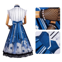 2D Anime Infinite Warmth Flying Flower's Memory Light Cosplay Costume for Women - Halloweez