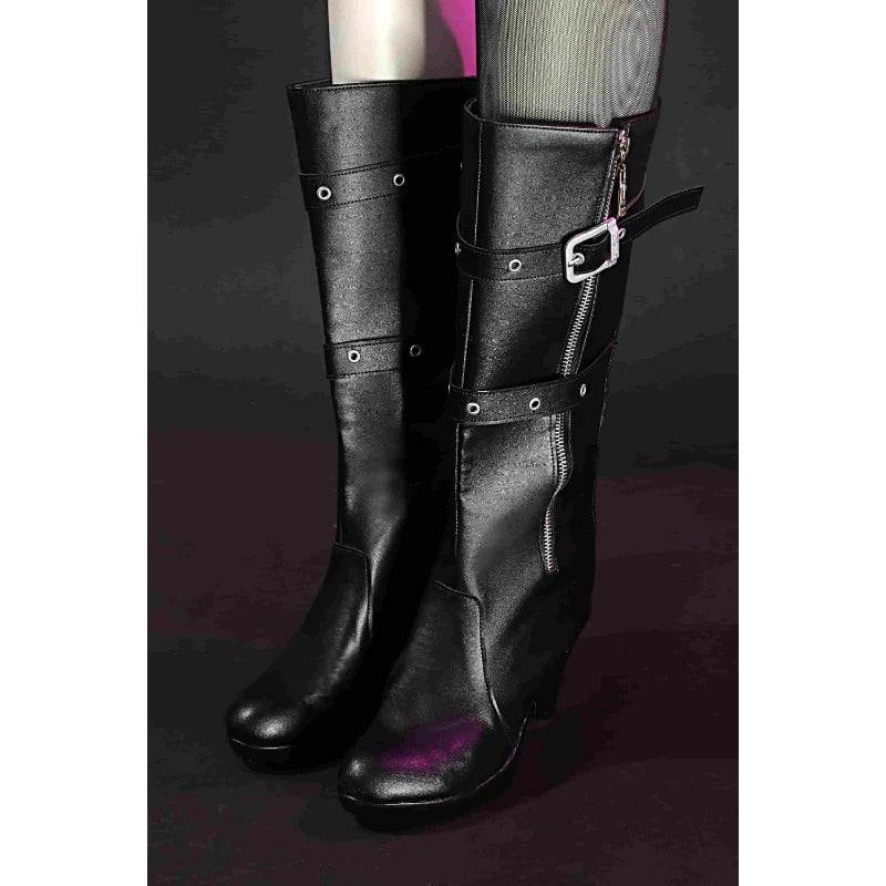 Halloweez Ake Night Cat Cosplay Costume with Boots - Perfect for Halloween Parties