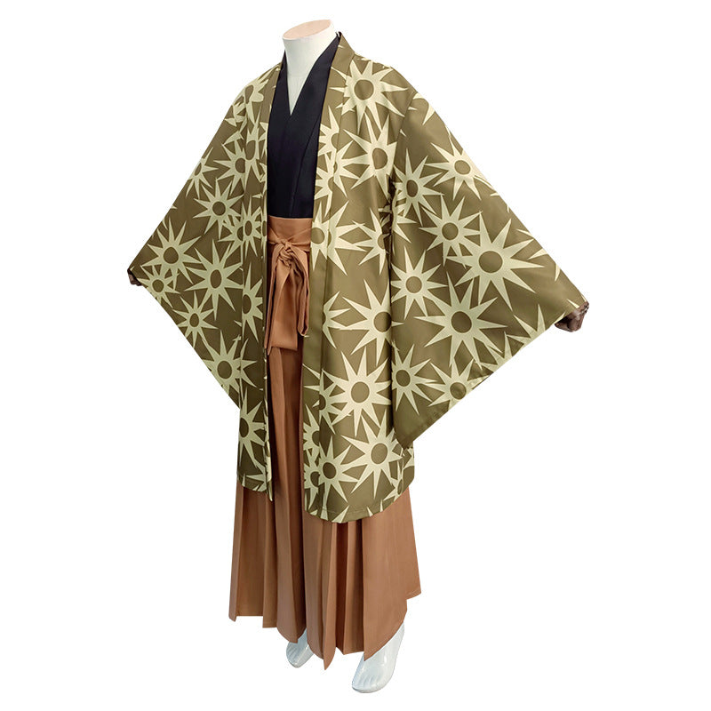 Demon Slayer Cosplay Costume Tetsuido Haganezuka Full Set with Nichirin Sword - Halloweez
