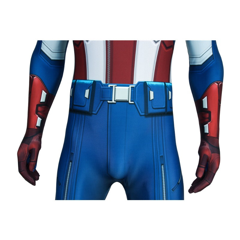 Halloweez Captain America Costume - Steve Rogers Avengers Cosplay Suit