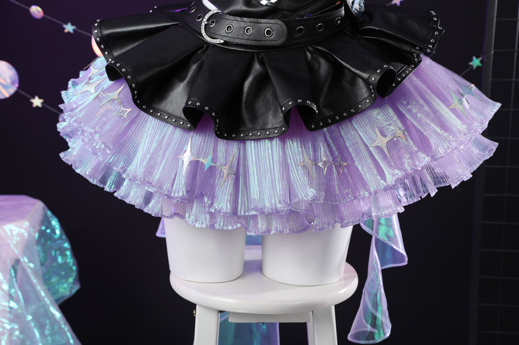 NARAKA: BLADEPOINT Blue Dream Soundwave Series Band Lead Singer Cosplay Costume - Halloweez