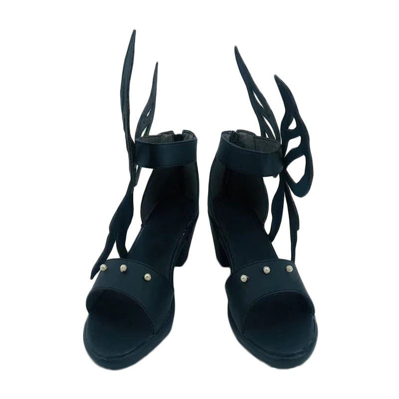 Genshin Impact Ningguang Cosplay Shoes - Premium Quality for Cosplay Enthusiasts - Halloweez