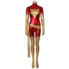 Women Halloweez Jean Grey Superhero Cosplay Bodysuit for Halloween & Comic Con