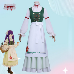 Frieren Fern KFC Collab Cosplay Costume,Custom‑Tailored for Comic‑Con & Halloween