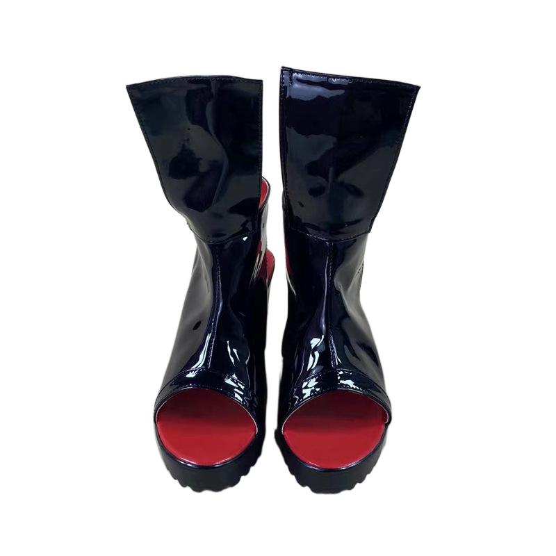 Goddess of Victory Nikke Scarlet Shadow Cos Shoes for 2D Anime Convention Performance - Halloweez