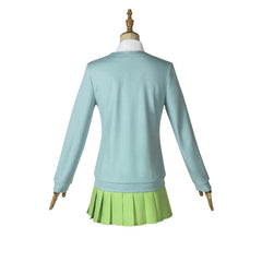 Halloweez Quintuplets Cosplay Costume - Women's Blue School Uniform Set for Halloween