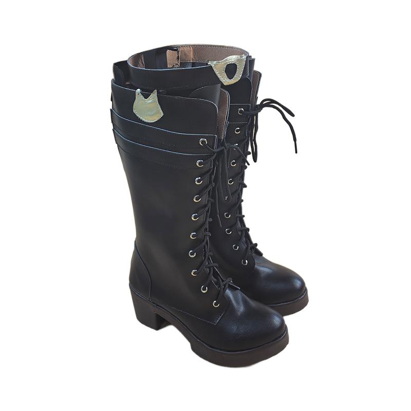 Genshin Impact Lynette Cosplay Shoes for 2D Anime Exhibition Performance - Halloweez