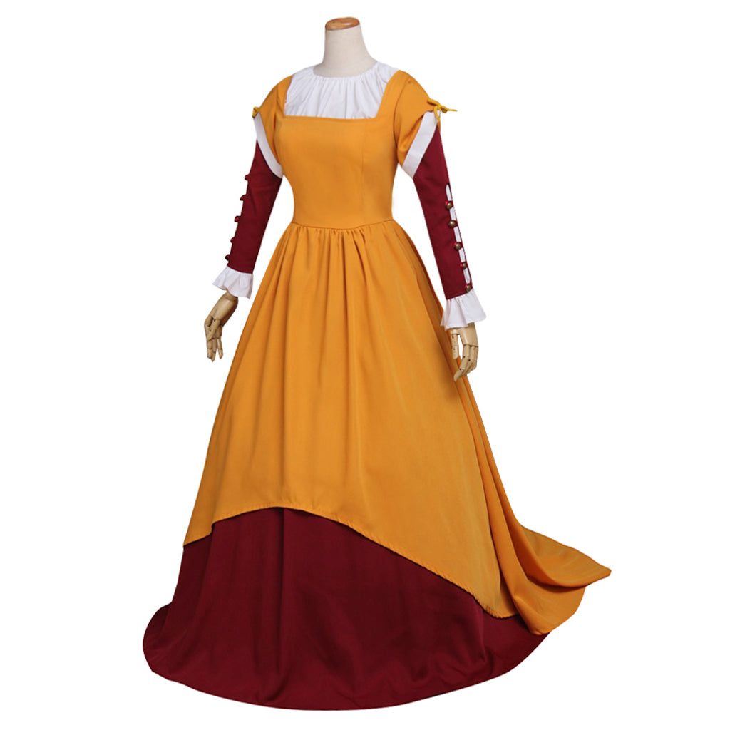 Robe de bal élégante de style gothique victorien pour femme - Inspirée de la guerre civile