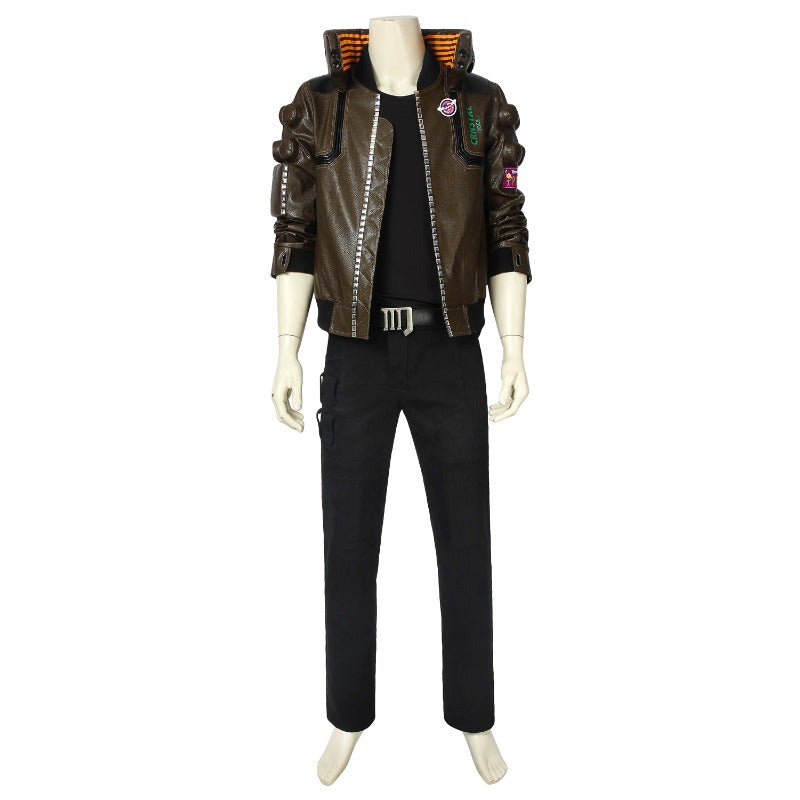 Halloweez Cyberpunk 2077 Inspired Male Cosplay Jacket for Ultimate Roleplay Experience