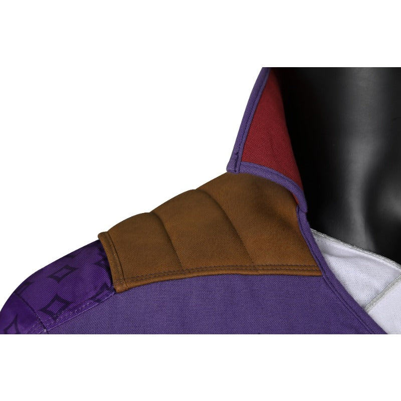 Halloweez Dekarios Cosplay Costume - Baldur's Gate Inspired Purple Uniform Full Set for Halloween