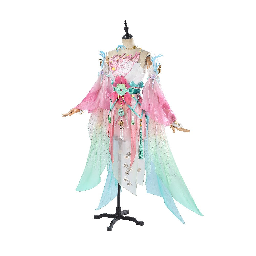 Naraka: Bladepoint Gu Qinghan (Dragon Princess) Cosplay Costume Full Set - Halloweez