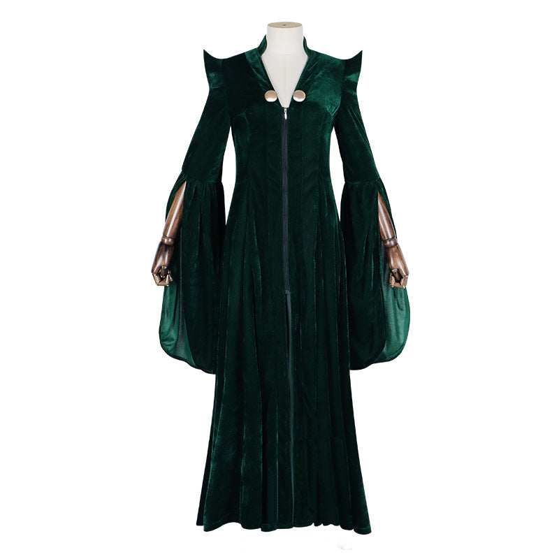 Harry Potter Minerva McGonagall Professor Headmaster Robe Cosplay Costume - Halloweez