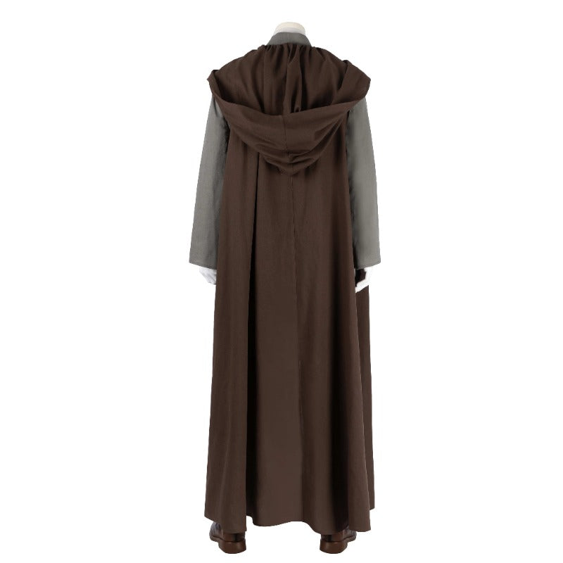 Halloweez Obi-Wan Kenobi Cosplay Costume - Complete Jedi Knight Set for Halloween & Carnival
