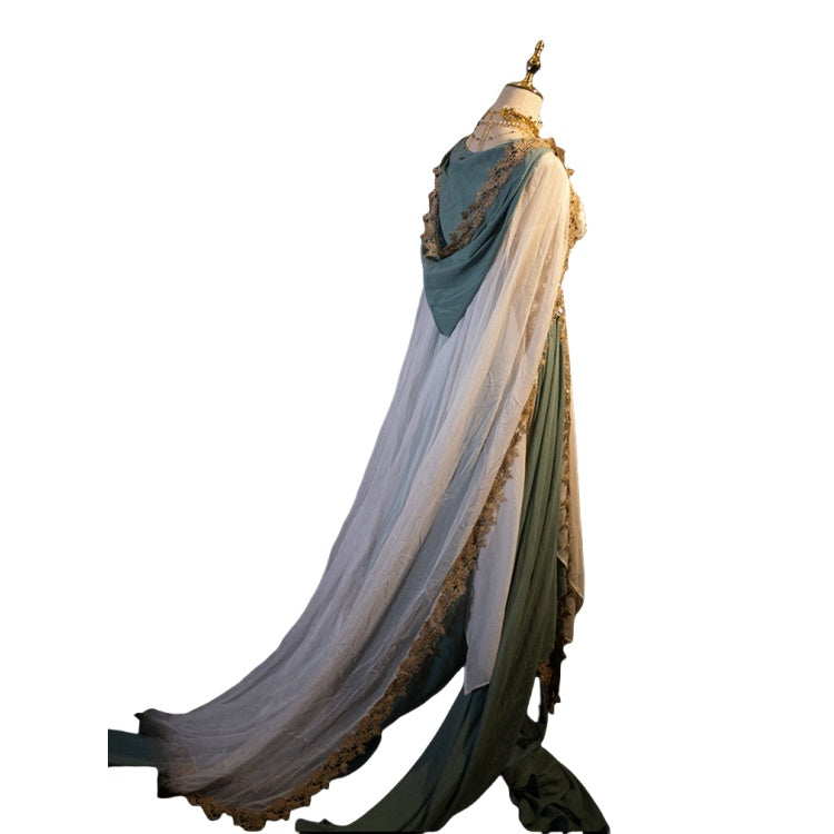 Original Handmade European and American Mythical Elf Theme Performance Dress, Western Style Princess Costume - Halloweez