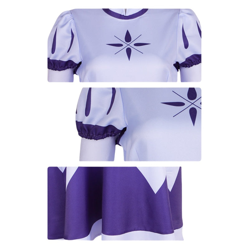 Hazbin Hotel Angel Emily Cosplay Costume for Halloween Performance