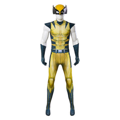 Marvel's Wolverine Full Body Jumpsuit Game Cosplay Costume with Claw Details