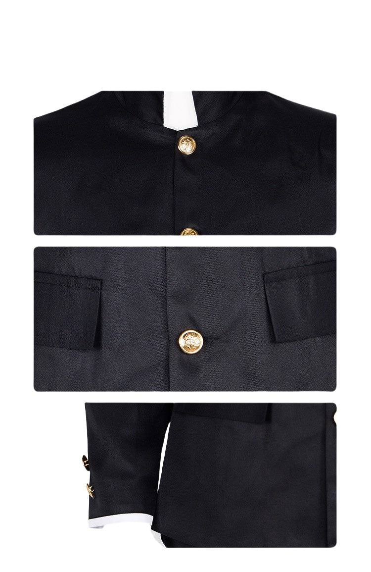 Supernatural Armed Dang Da Dang Cosplay Costume Full Set for Rintaro Momo, Takakura Ken, Shiratori Aira
