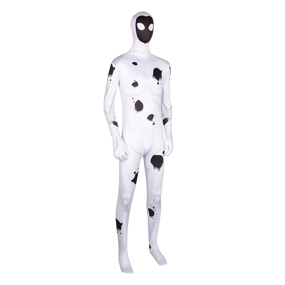 Marvel Spider-Man Across the Spider-Verse The Spot White Bodysuit Cosplay Costume - Halloweez