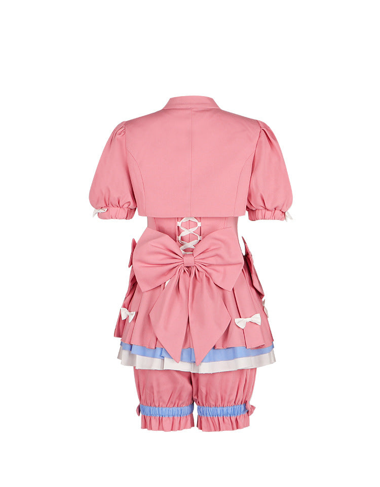 Identity V Cosplay Costume Collaboration Sanrio Cheerleader Kuromi Game Role-Playing Outfit