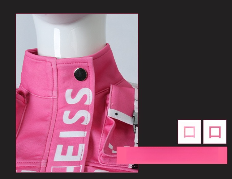 Alice Cosplay Goddess of Victory: NIKKE Pink Jumpsuit Bodysuit Full Set - Halloweez